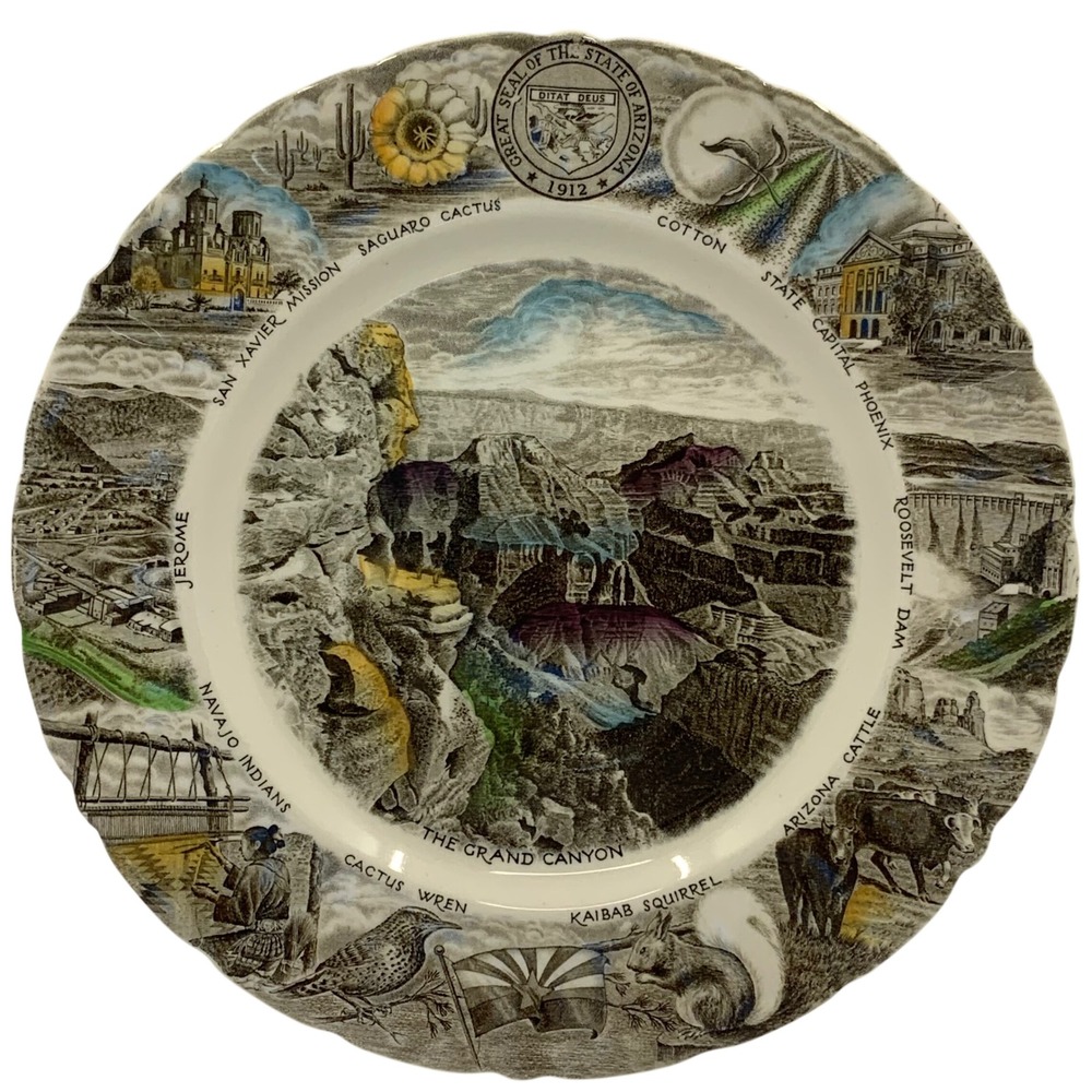 Vintage‎ Johnson Brothers The Arizona Plate Ironstone 10.75in